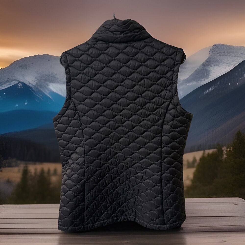 Free Country Jacket Vest, Size L, Black, Zipper - Picture 2 of 7